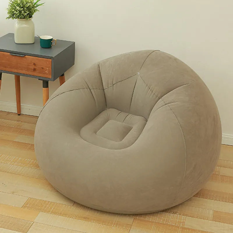 Inflatable PVC Lounger Sofa - Comfortable Single-Seater for Living Room
