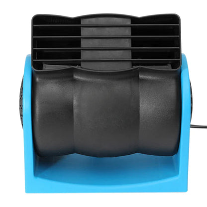 12V Adjustable Car Air Conditioning Fan Dual Speed Silent Cooling Fan Blue