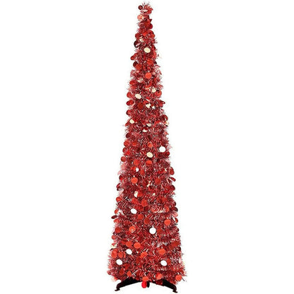 Red White Pop-Up Christmas Tree