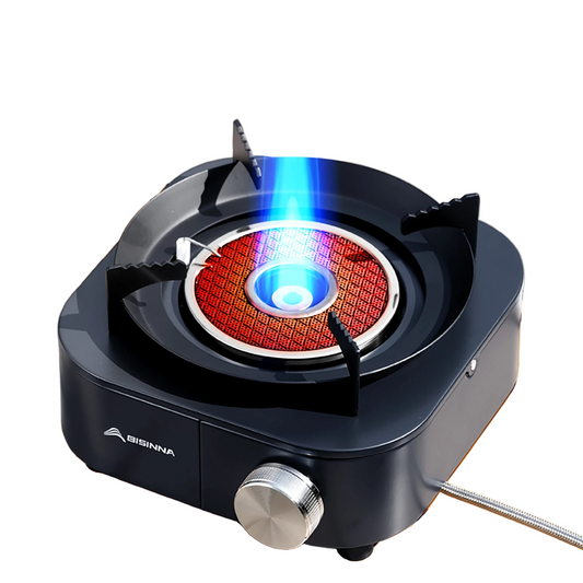 4000W High-Power Infrared Gas Stove Dark Blue