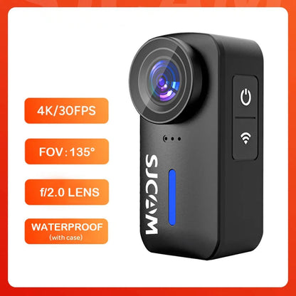 4K Action Camera EIS Stabilization Black