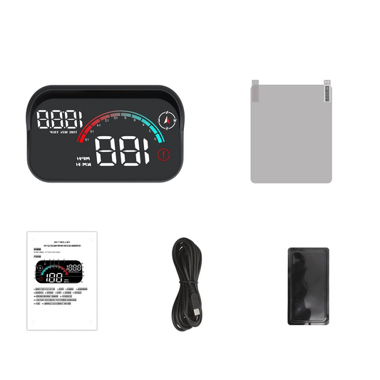 AD M22 GPS HUD Universal Digital Speedometer Display Black