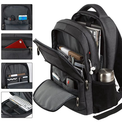 Outdoor Travel And Camera Backpack  Waterproof Bag Black