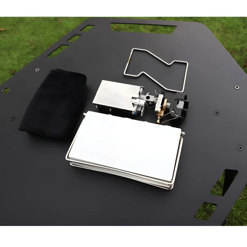 Camping Foldable Cartridge Stove Silver