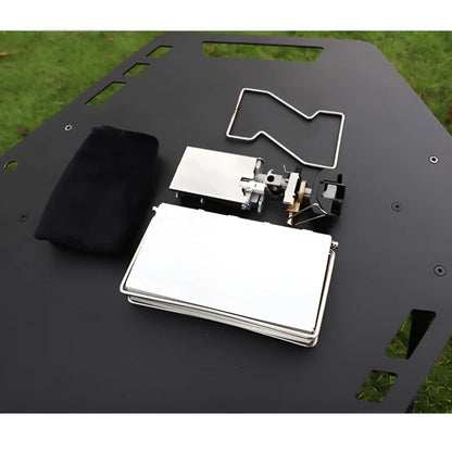 Camping Foldable Cartridge Stove Silver