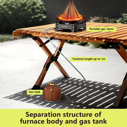 3600W Infrared Camping Gas Stove Black