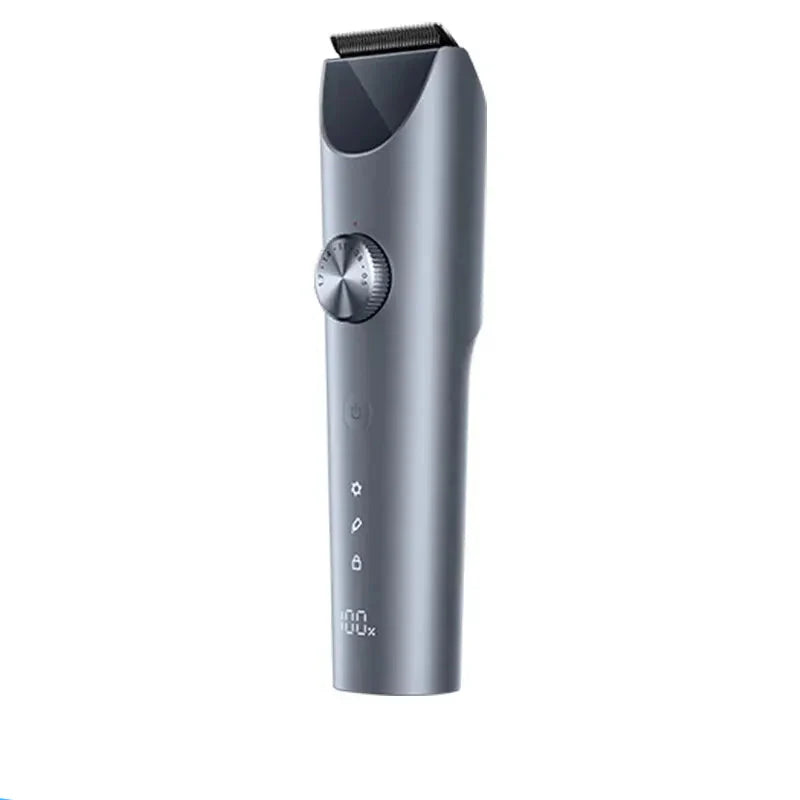 Upgraded Wireless Hair Clipper & Electric Shaver Professional Barber Cutter Grey