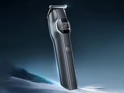 4-in-1 Cordless Hair Clipper & Grooming Kit with LED Display