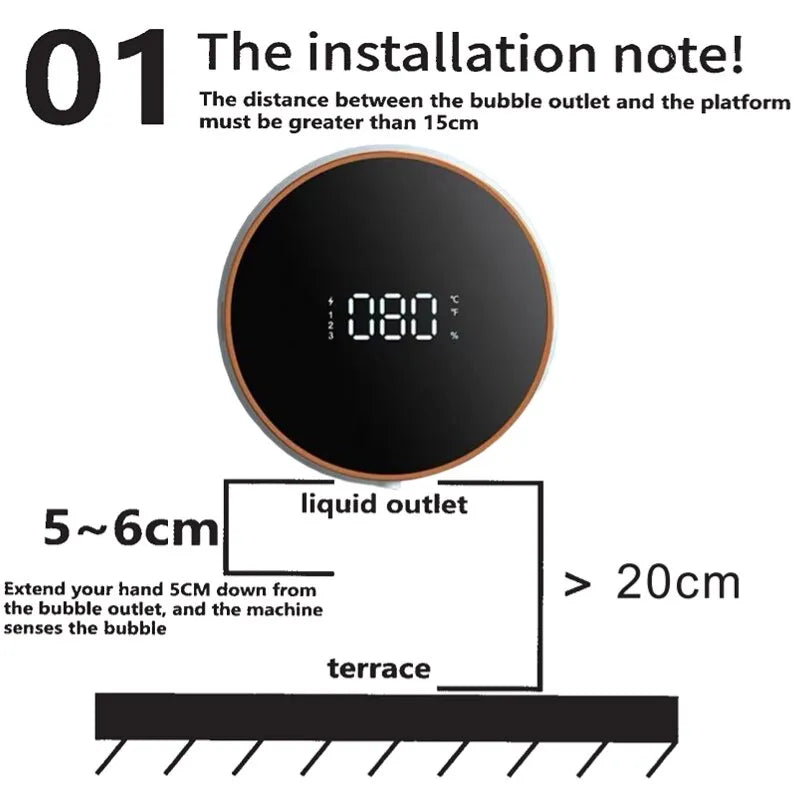 Smart Wall-Mounted Soap Dispenser - 280ml