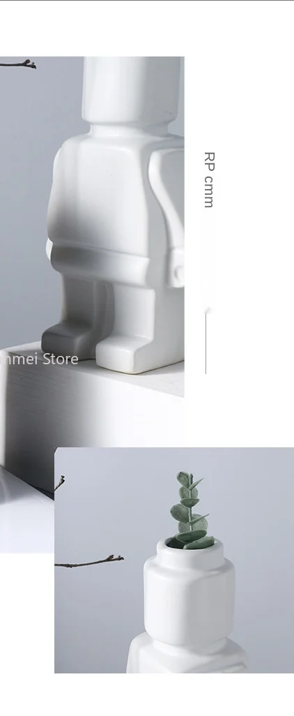 Nordic Ceramic Robot Vas