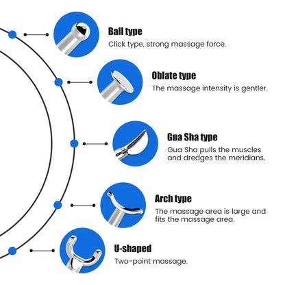 USB Rechargeable Laser Acupuncture Pen Meridian Energy Massager White