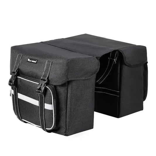 25L Rear Seat Double Pannier Cycling Bag Black