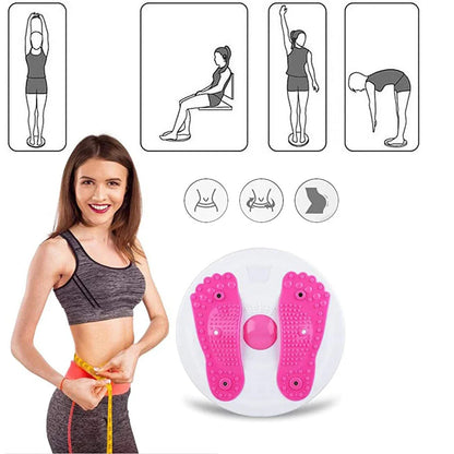 Waist Twisting Disc Abdominal Fitness Rotary Board Purple
