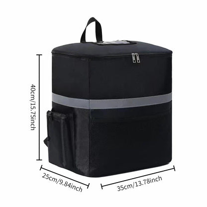 35L Camping Backpack Cooler Bag Black