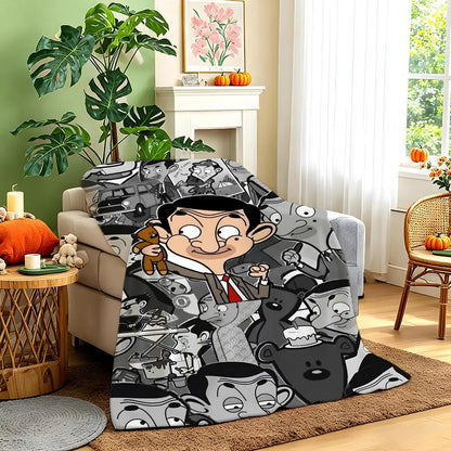 Comedy Character Flannel Throw Blanket