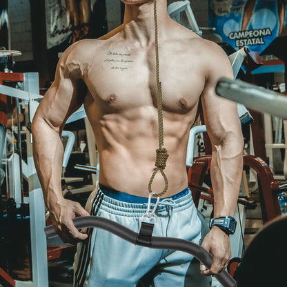 T-Shape Fitness Lower Pull Bar for Back and Arm Exercise