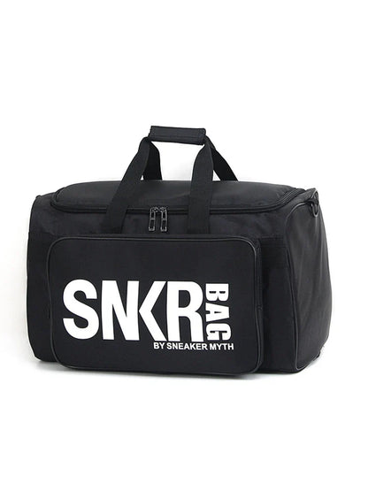 35L Sports Travel Bag with Green Interior Black