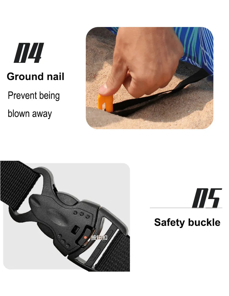 Portable Inflatable Sofa Bed - Outdoor Lazy Chair, Waterproof Lounger