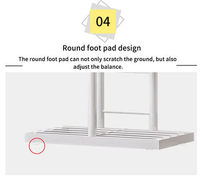 3-Tier Iron Plant Stand for Indoor and Outdoor Use