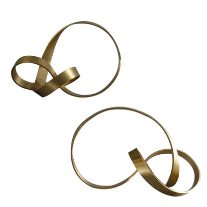 Chic Metal Art Ornament for Stylish Nordic Home Decor