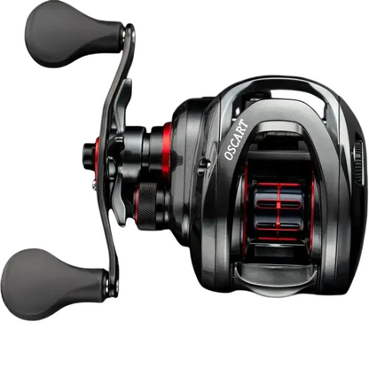 9BB Baitcasting Fishing Reel with Spare Spool Black