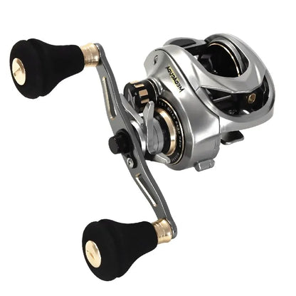 Baitcasting Jigging Reel Double Handle Right Hand Silver