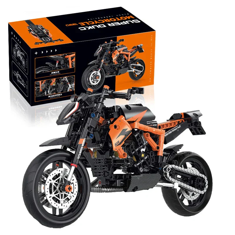 Racing Moto Building Blocks Set