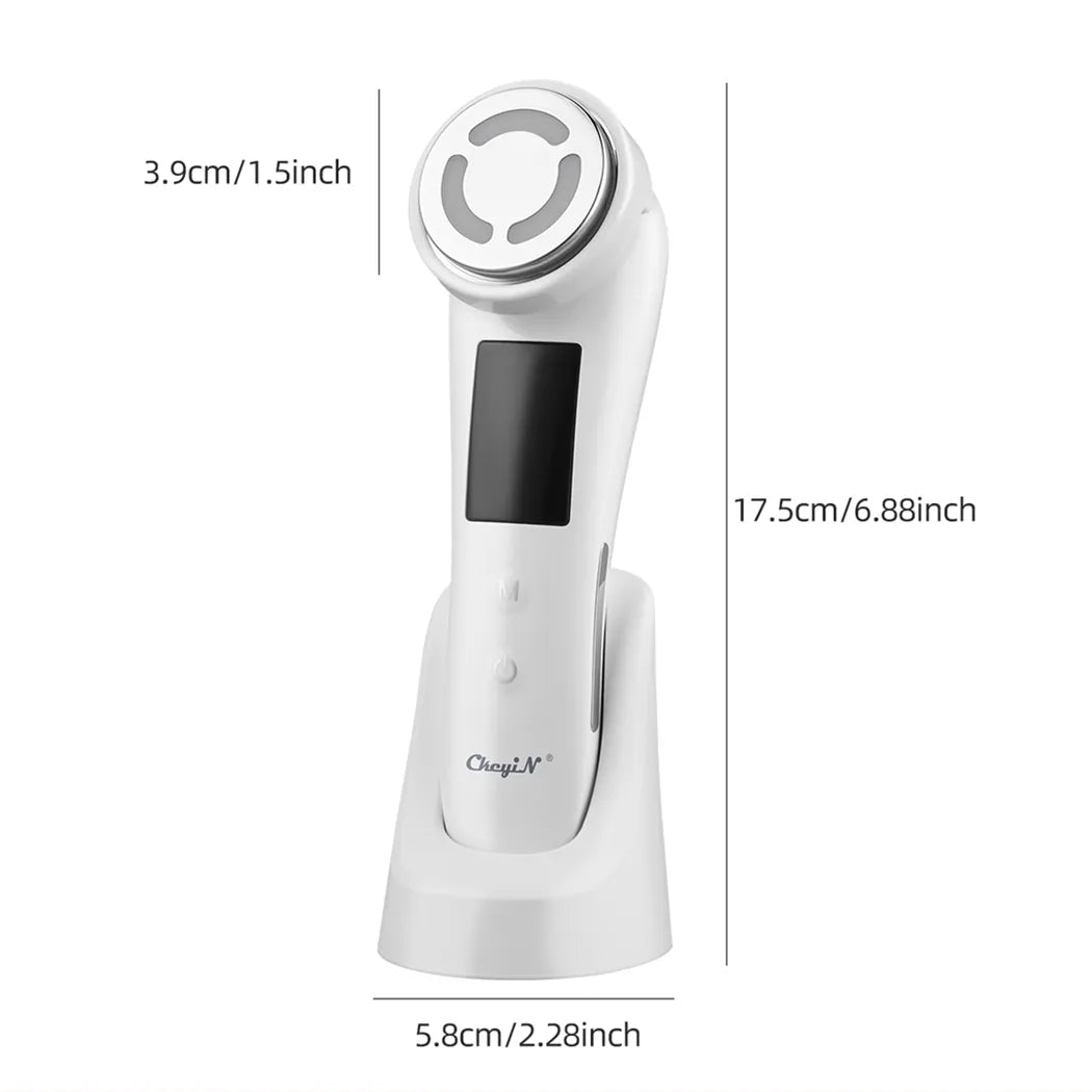 Ultrasonic Skin Scrubber, EMS Massager, LED Light Therapy Beauty - Illuminate, Lift, and Rejuvenate Your Skin