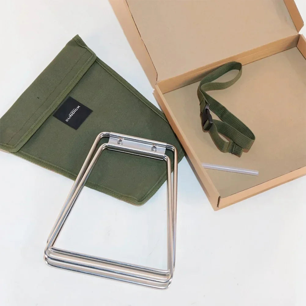 Portable Fridge with Ice Box Stand