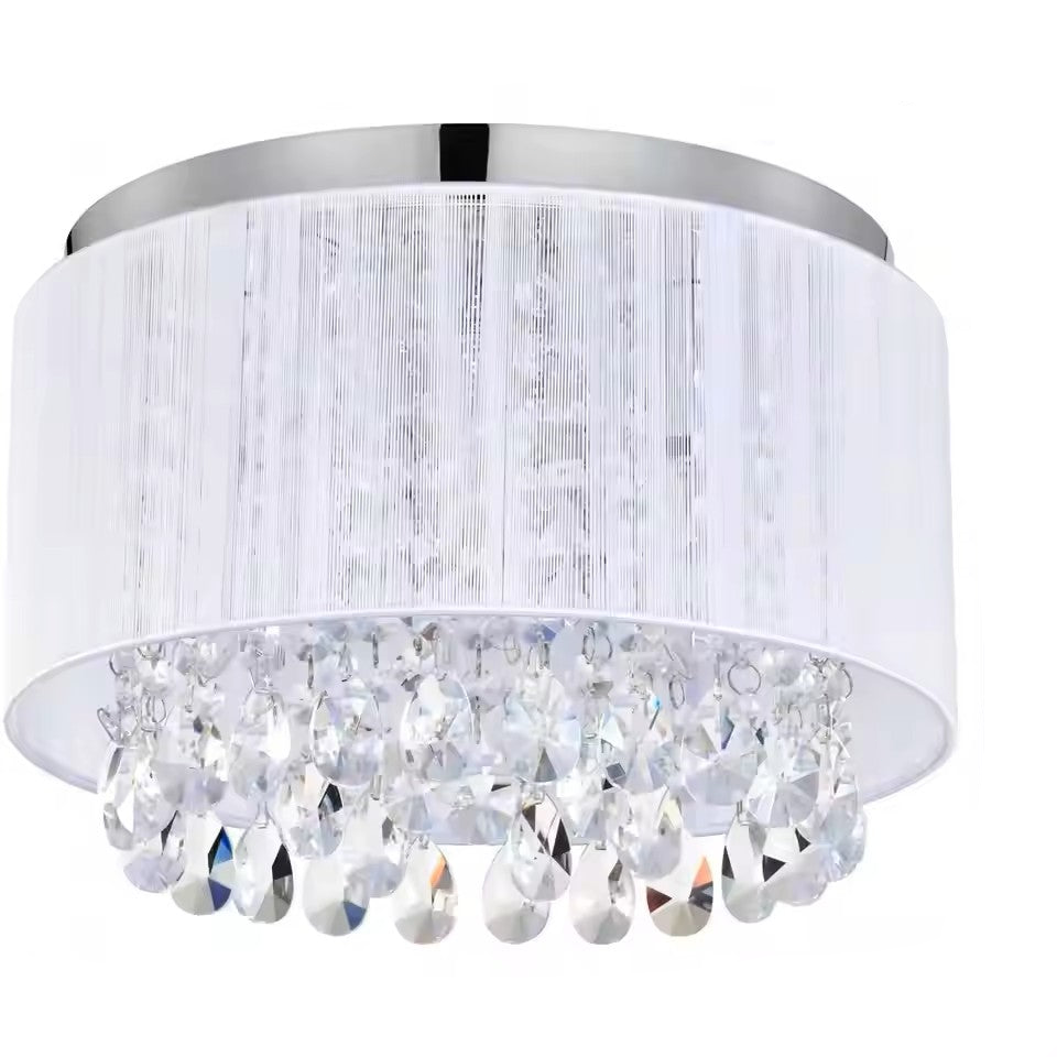 White Crystal Ceiling Light