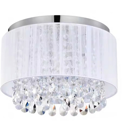 White Crystal Ceiling Light