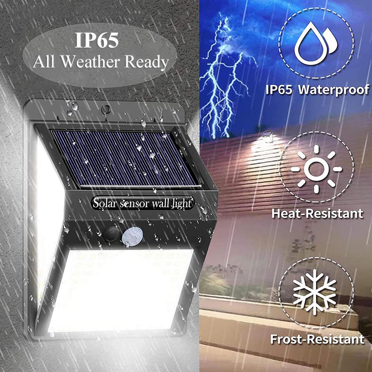 3Mode Waterproof 230 LED Solar Motion Sensor Lights