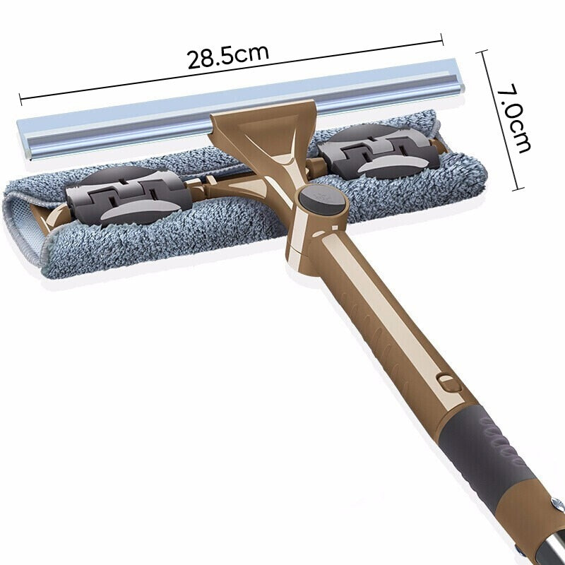 Cleaning Tool Double-sided Telescopic Rod Window Cleaner Mop