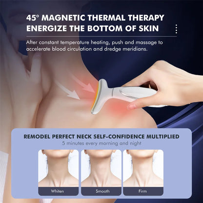 Ultrasonic Skin Scrubber, EMS Massager, LED Light Therapy Beauty - Illuminate, Lift, and Rejuvenate Your Skin