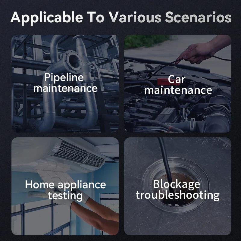 8mm 360 Articulating Endoscope Camera Black