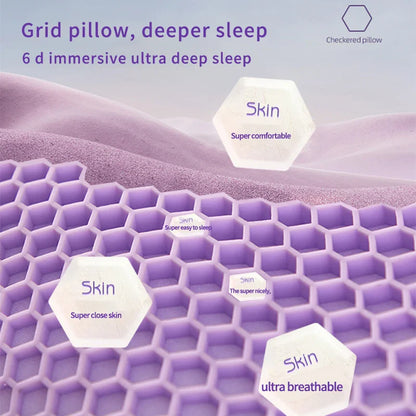 Super Soft Cat Belly Pillow Cervical Support Sleep Aid Cushion Purple
