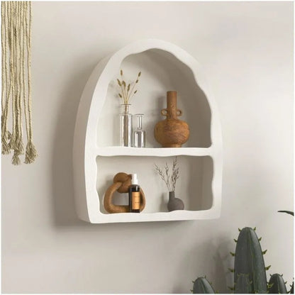 Nordic Arched Wall Cabinet: Stylish Living Room Storage