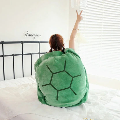 Wearable Turtle Shell Plush Pillow 100cm Green