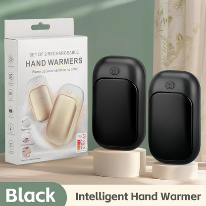 Magnetic Hand Warmer Pack with Digital Display (2 Pack)