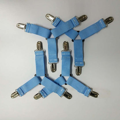 4Pcs/Set Elastic Bed Sheet Grippers Belt
