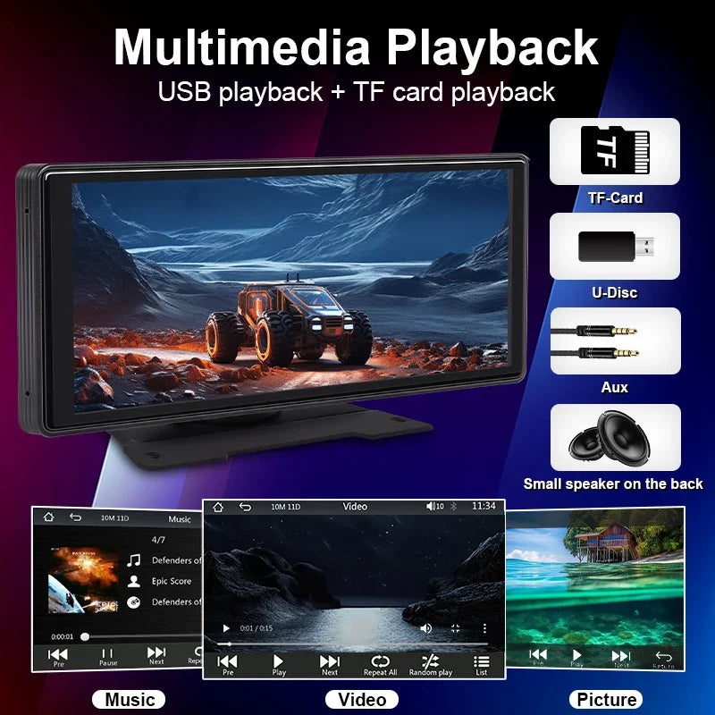 Universal Wireless Carplay Android Auto Car Screen