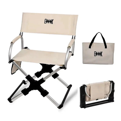 Foldable Outdoor Chair 600D Oxford Fabric Khaki