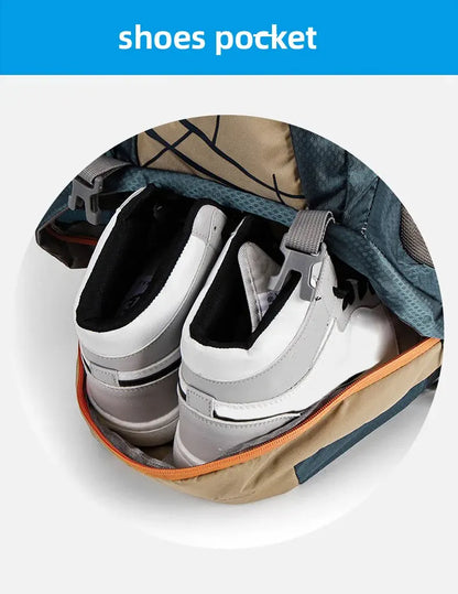 Climbing Camping Backpack Gear Storage Blue