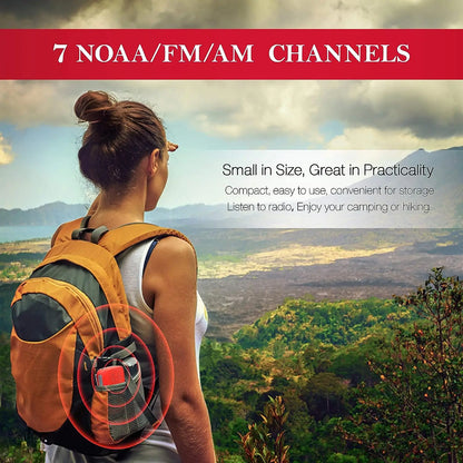 Solar Powered Camping Light With AM/FM Radio