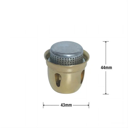 Camping  Silent Camping Cap Stove Head Silver