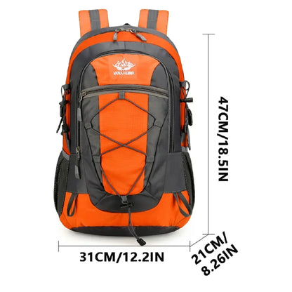 Waterproof Hiking Backpack Orange