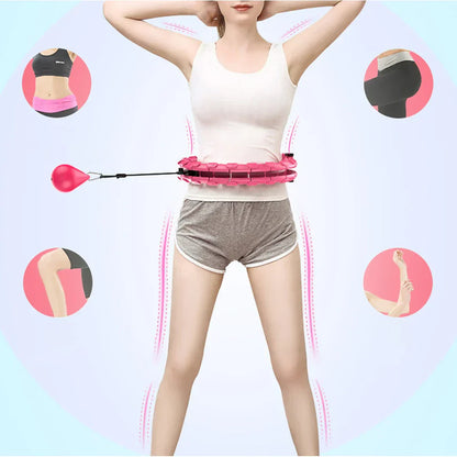 Adjustable Sport Hoops Set - Waist Exercise & Detachable
