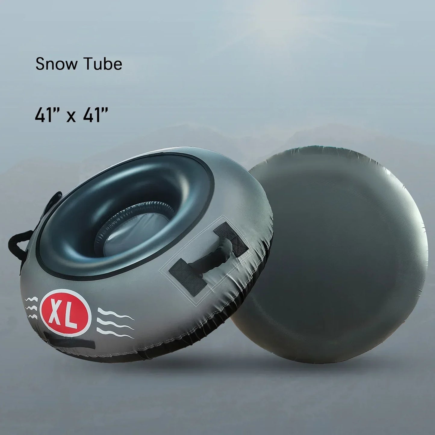 Winter Sports Inflatable Snow Tube with Nylon Cover