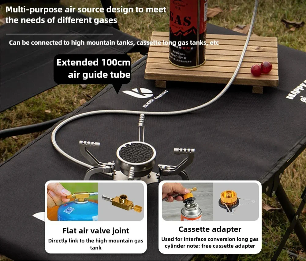 Ultralight Folding Infrared Mini Camping Stove Silver