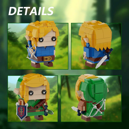Wild Brickheadz Link Building Block Set